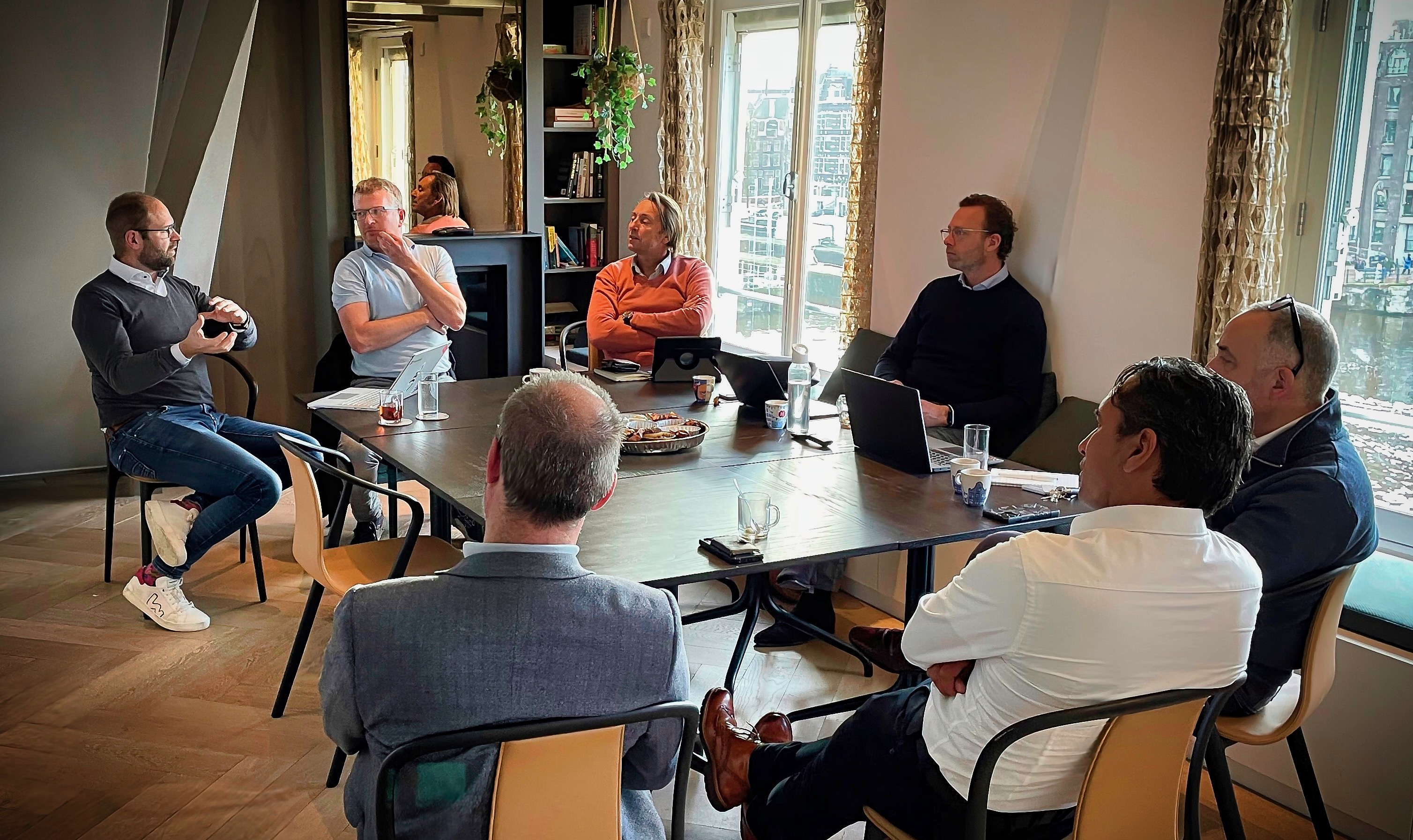 Group with attendees of the Smart with Data event on data management and data governance